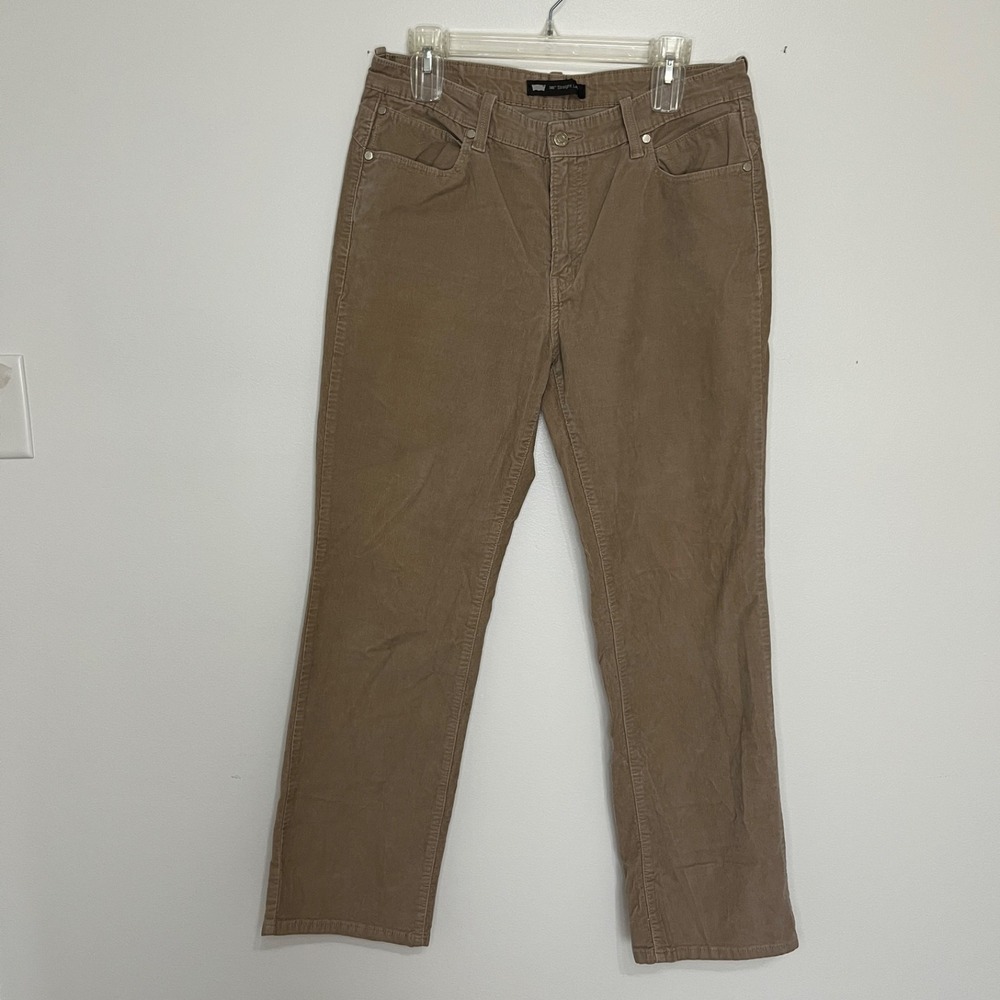 Vintage Levi White Tab 505 Tan Corduroy Pants Mens 32X32  Classic Everyday